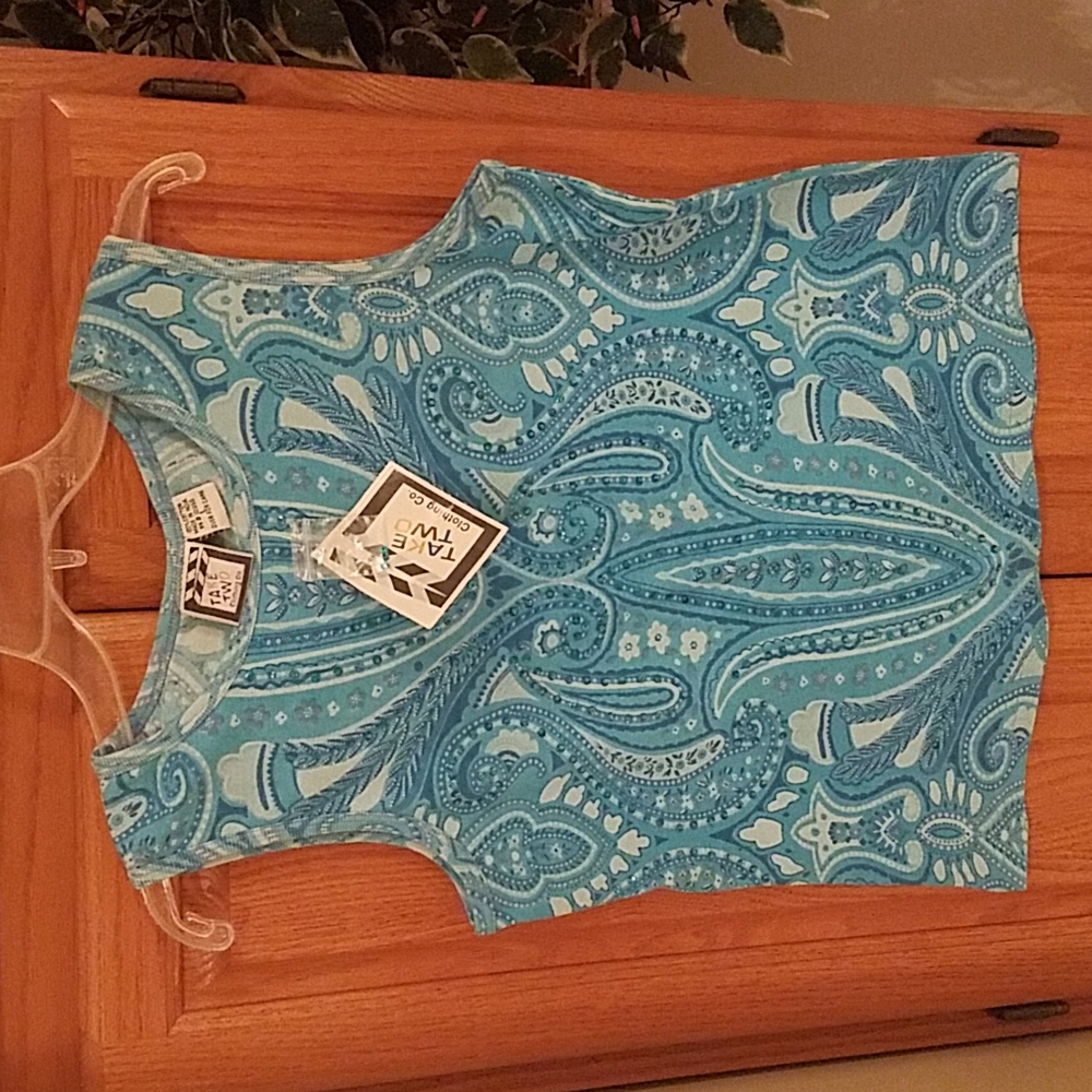 Ladies beaded tank top